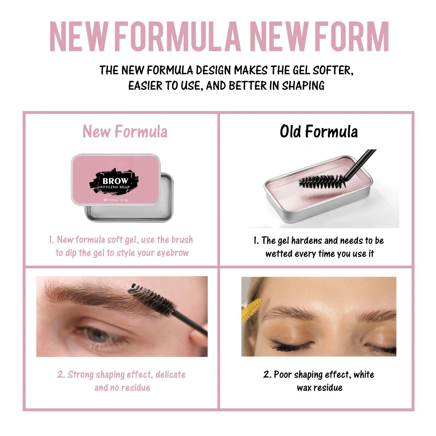 soft eyebrow styling soap