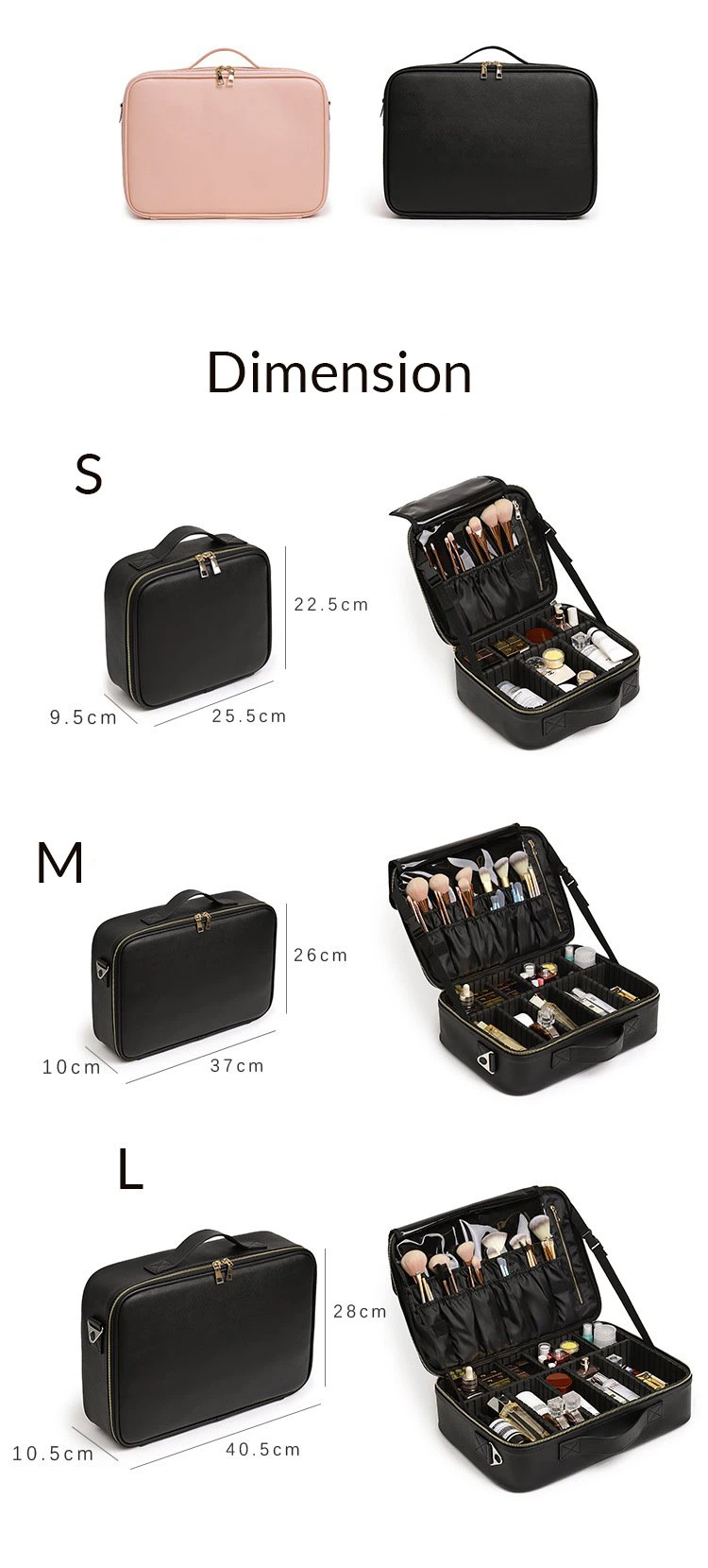 size of bags