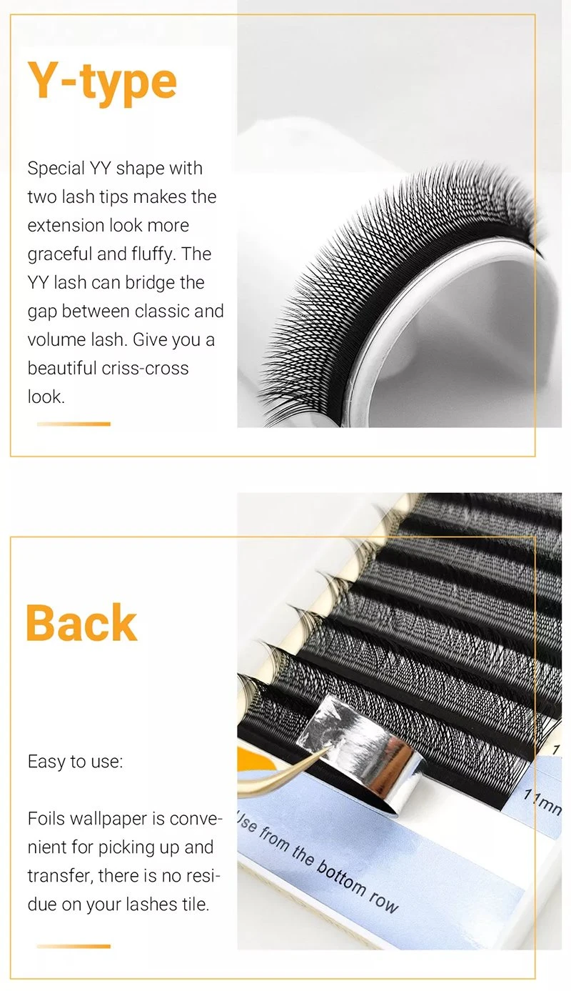 Y Type eyelash extension